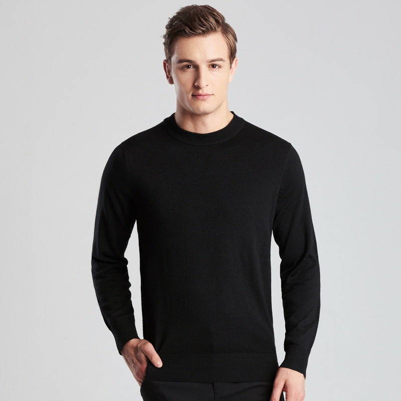 Strickpullover mit Rundhals