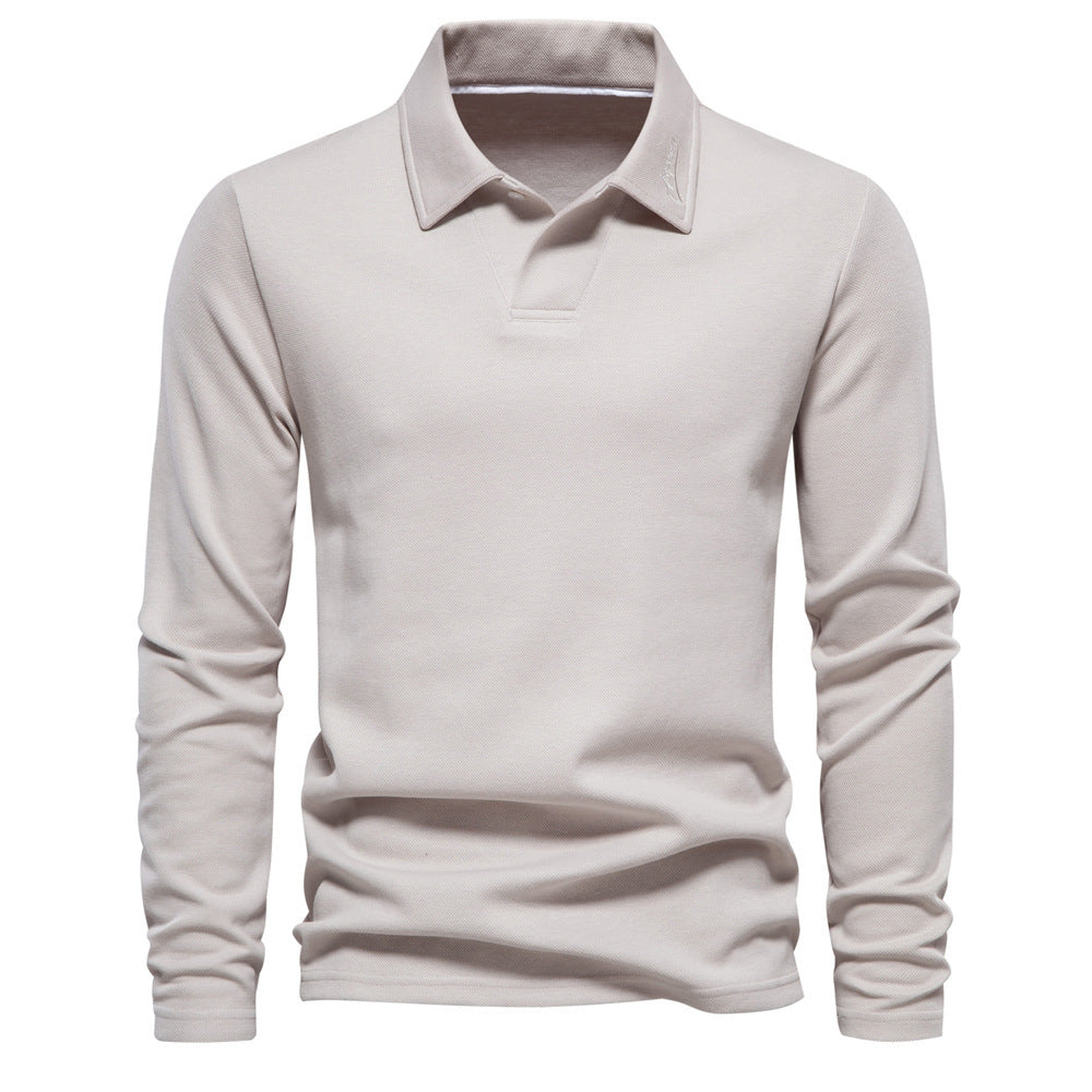 Langarm-Poloshirt