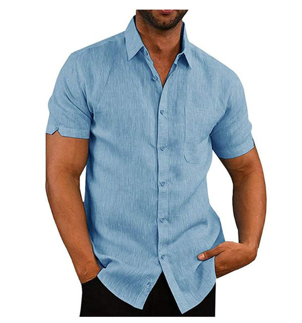 Herren Kurzarm-Sommer-Shirt