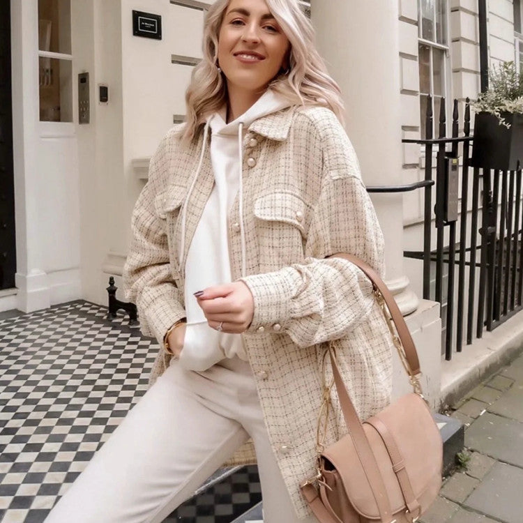 „Estelle“ – Karierter Mantel