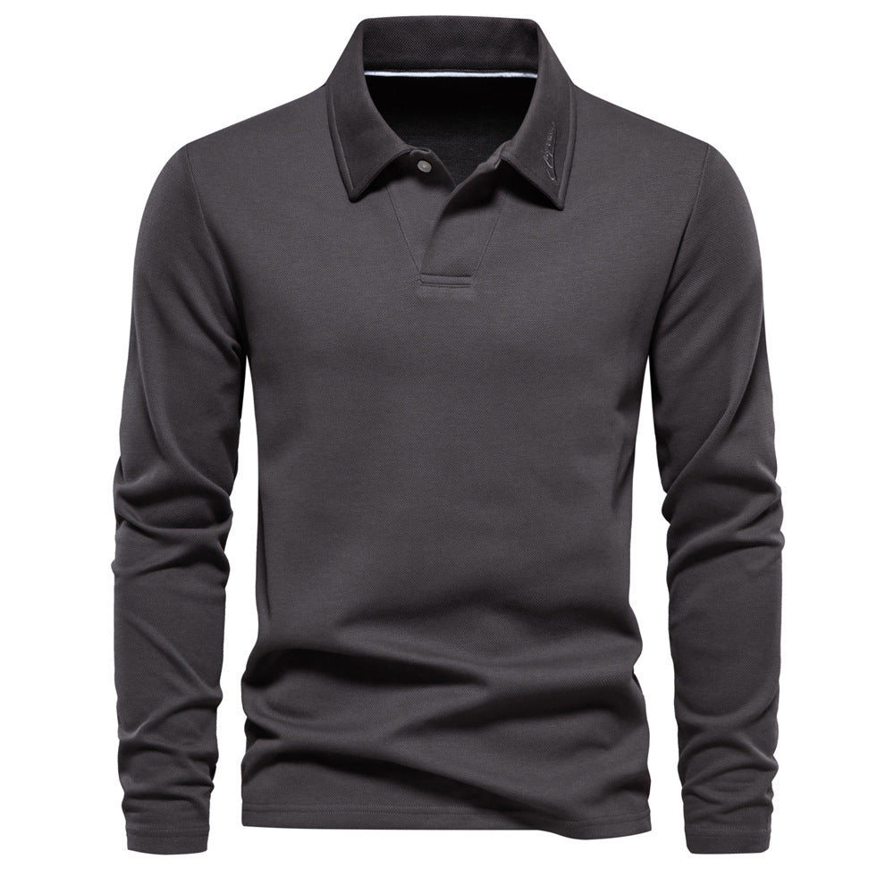 Langarm-Poloshirt