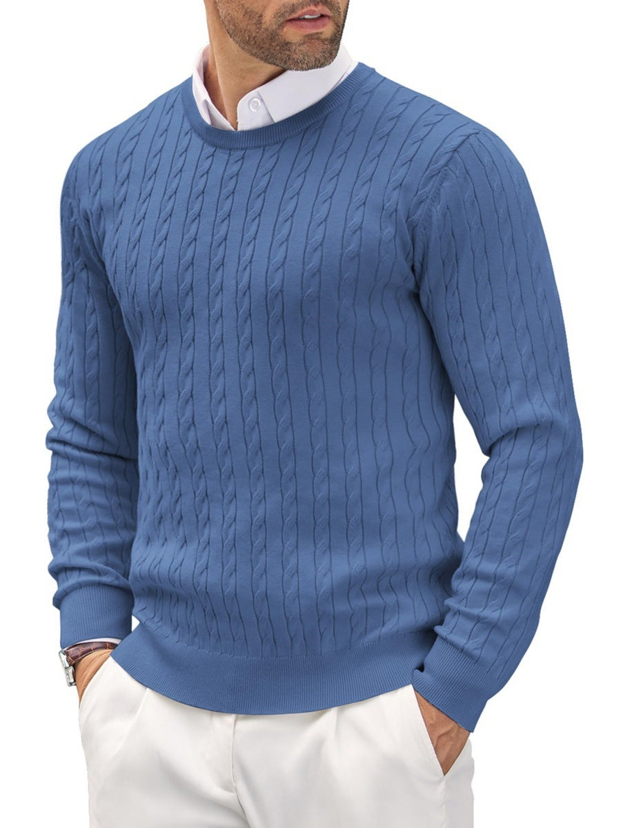 Rundhals-Strickpullover