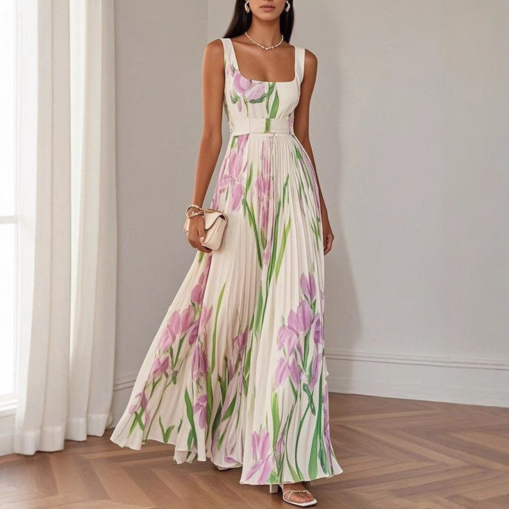 Isabella – Damen Faltenkleid