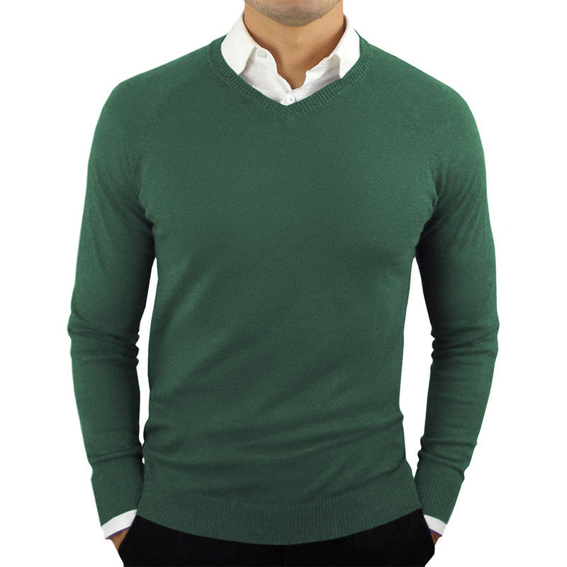 angarm-Pullover & Stehkragen-Bottoming Shirt