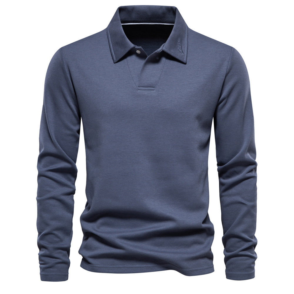 Langarm-Poloshirt