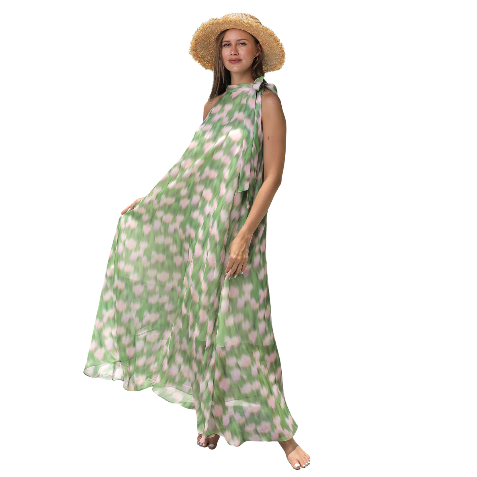 „Lina“ – Schlichtes Printkleid