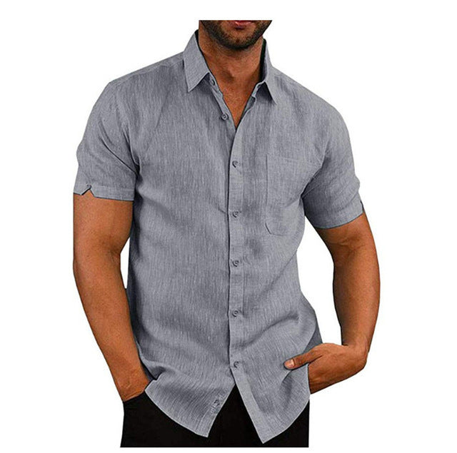 Herren Kurzarm-Sommer-Shirt
