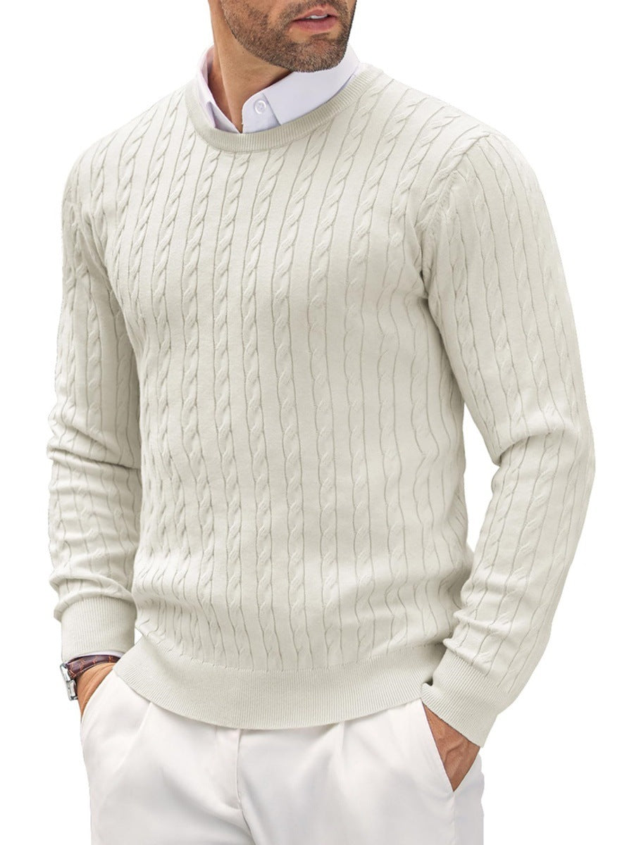 Rundhals-Strickpullover