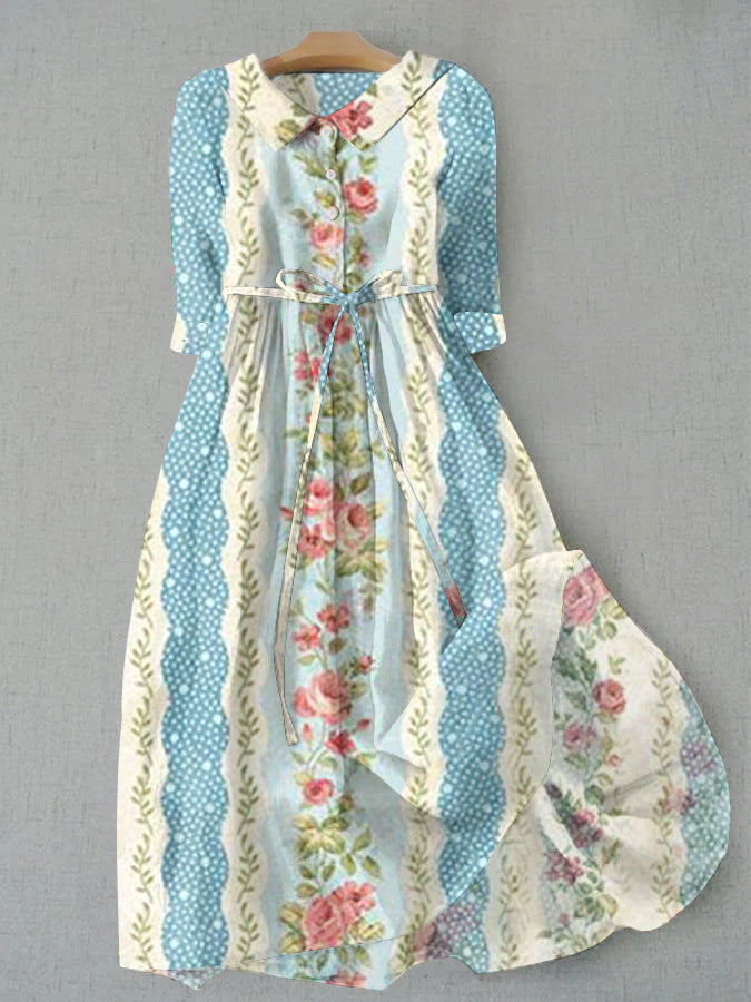 „Clara“ – Hemdkleid ohne Kragen