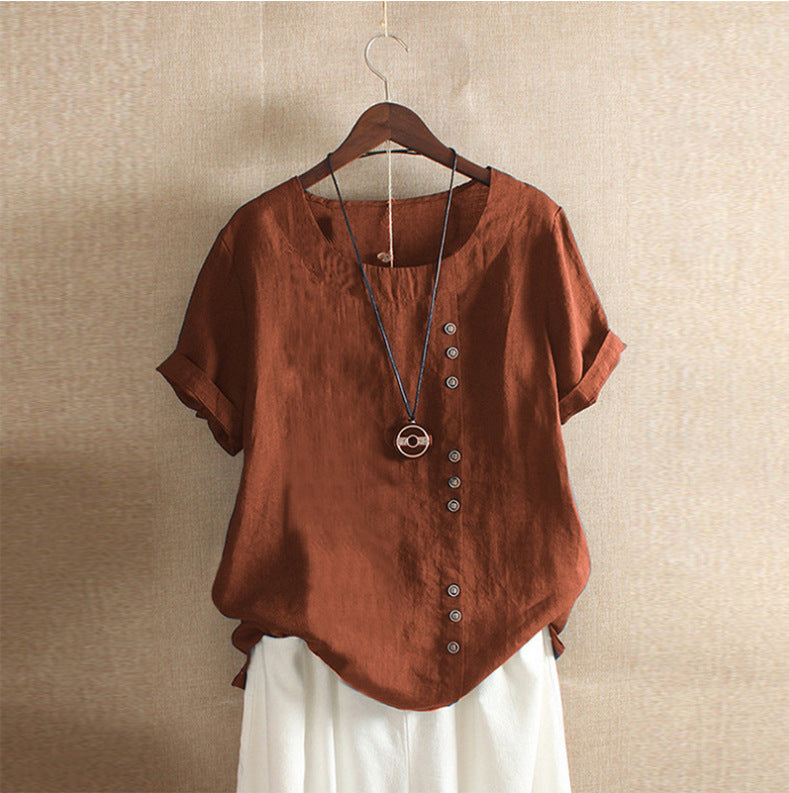 „Mara“ – Linen Shirt