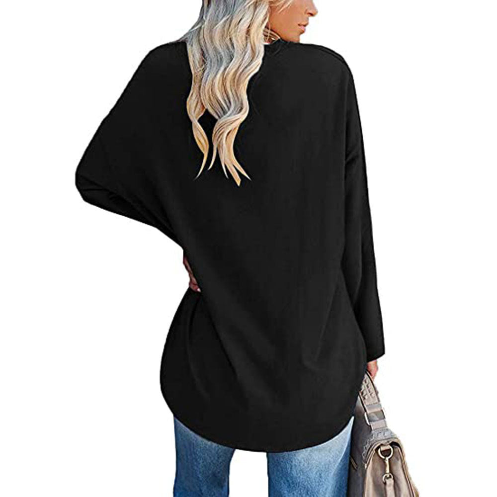„Aria“ – Lockere V-Ausschnitt Bluse