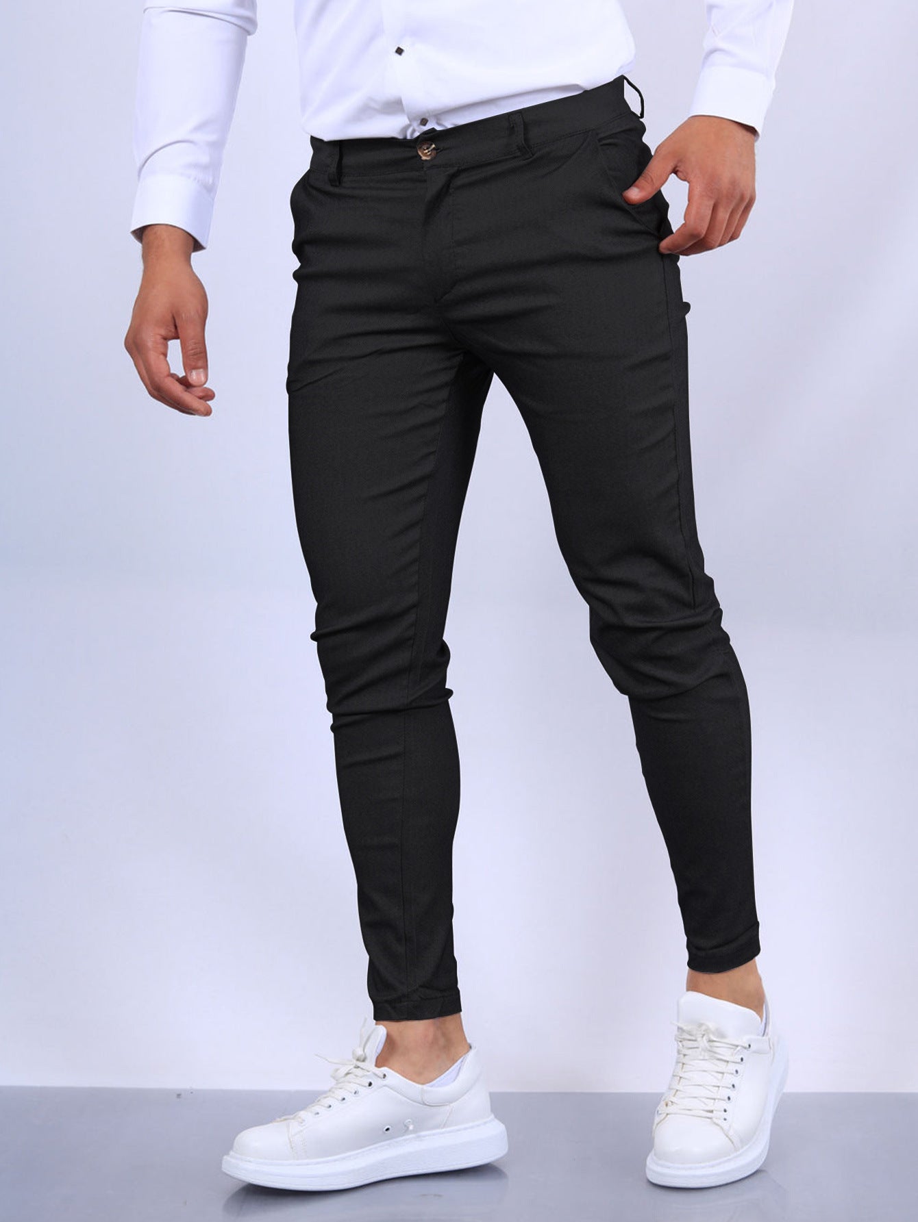 Herren Slim-Fit Businesshose