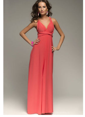 „Selena“ – Rückenfreies Bandage-Maxikleid (Multiway)