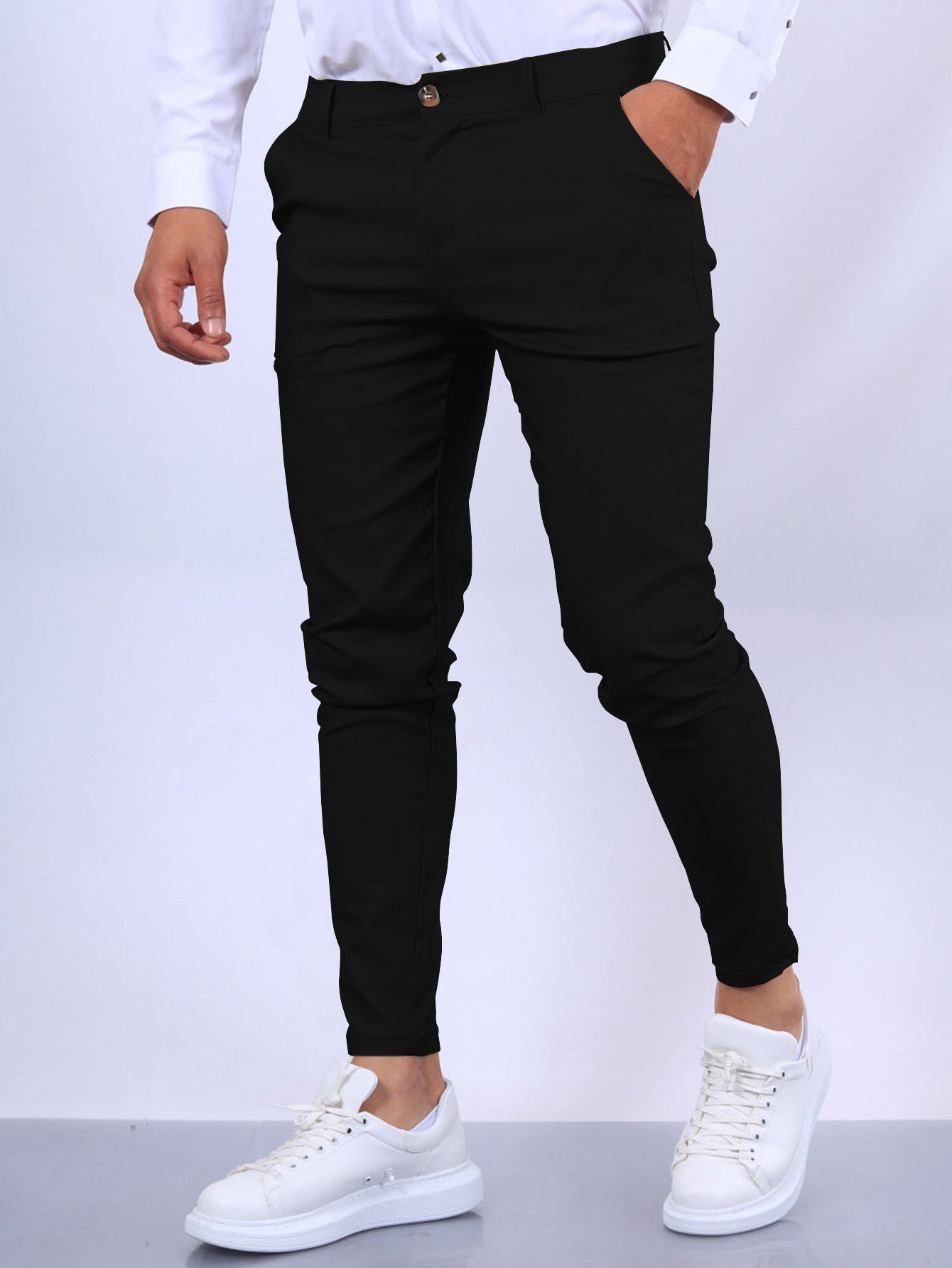 Herren Slim-Fit Businesshose