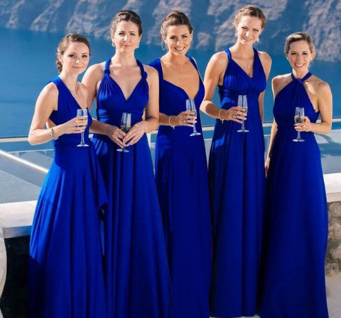 „Selena“ – Rückenfreies Bandage-Maxikleid (Multiway)