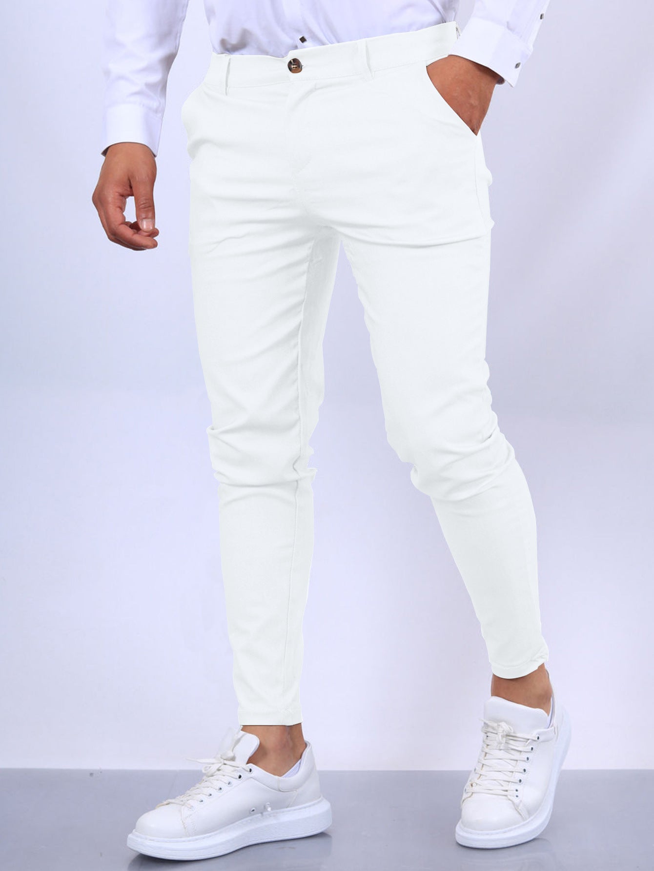 Herren Slim-Fit Businesshose