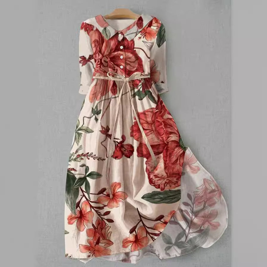 „Clara“ – Hemdkleid ohne Kragen