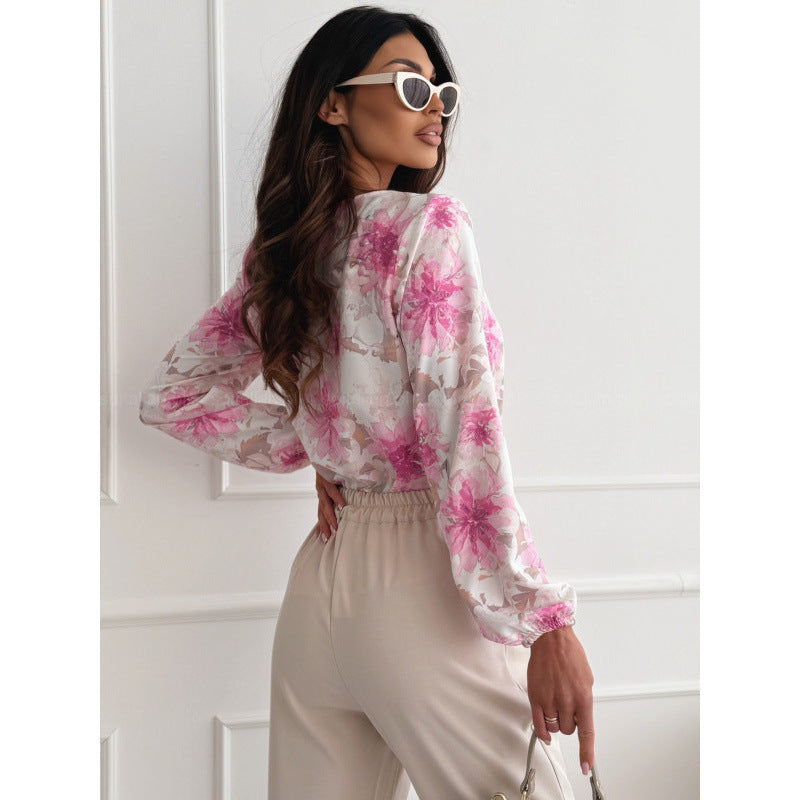 „Mira“ – Bedruckte Bluse