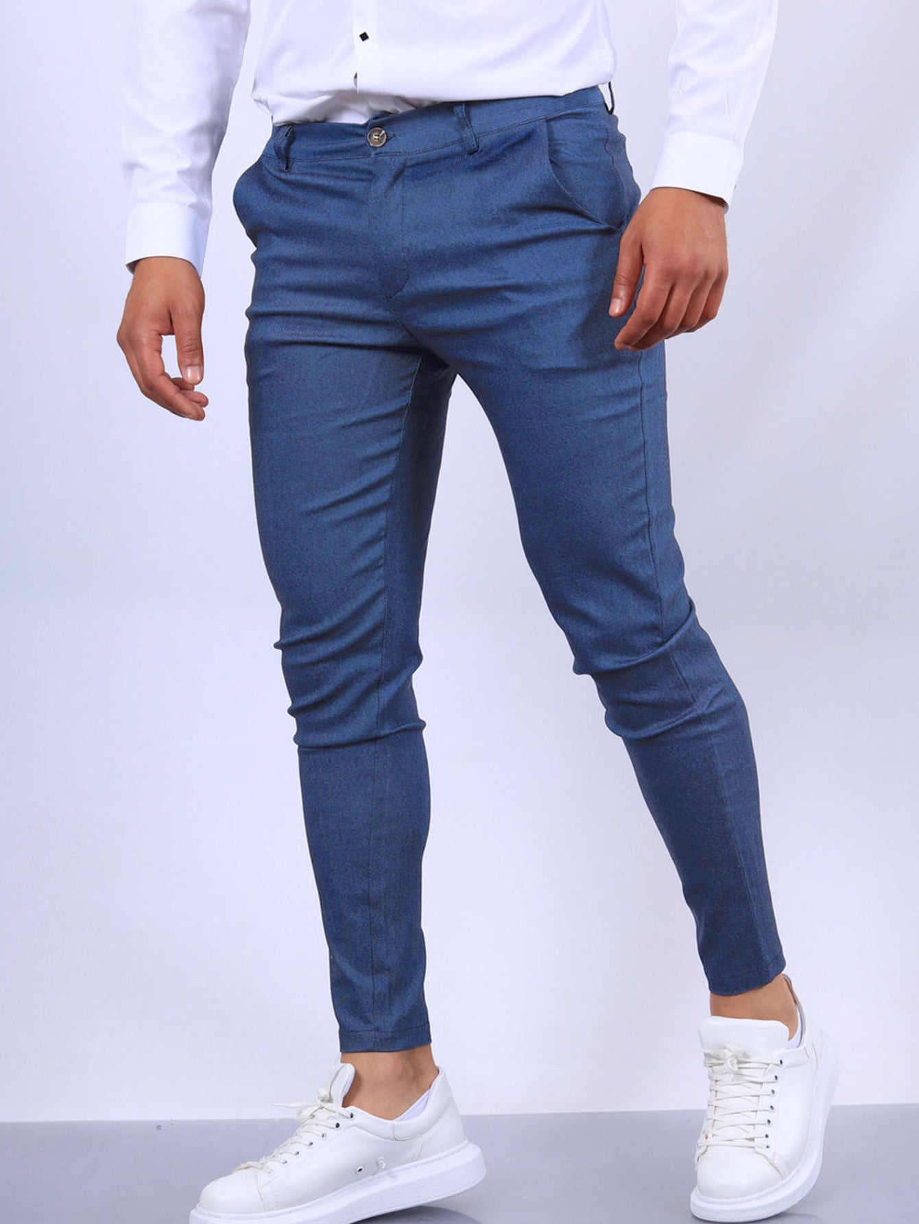 Herren Slim-Fit Businesshose