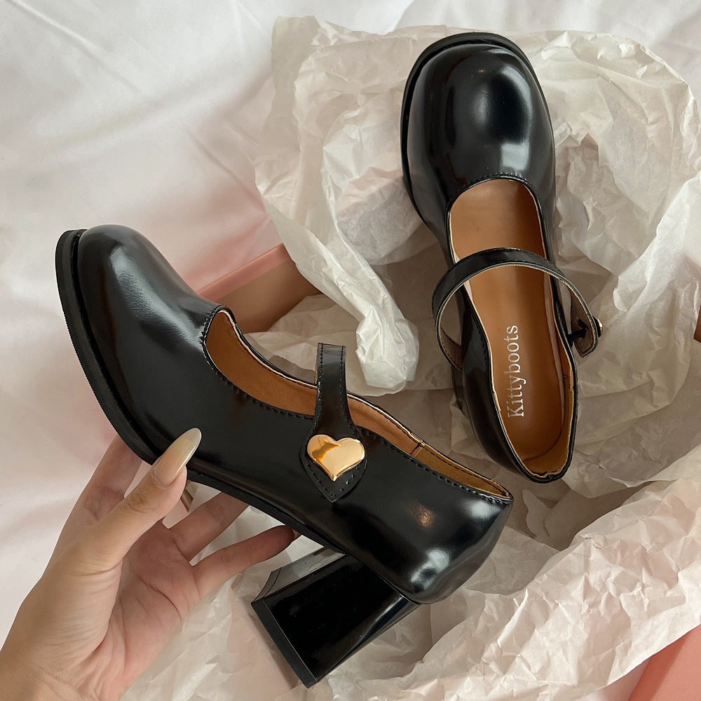 „Helena“ – Vintage Mary Jane Schuhe