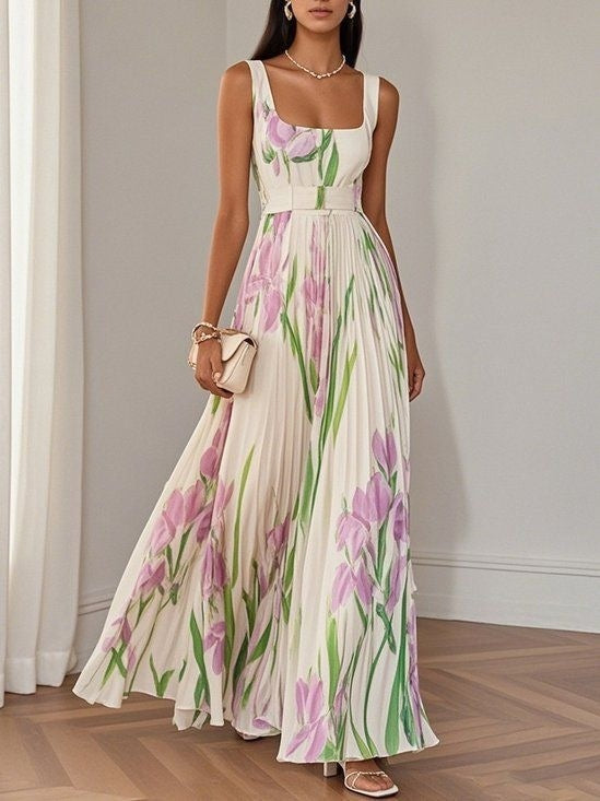 Isabella – Damen Faltenkleid