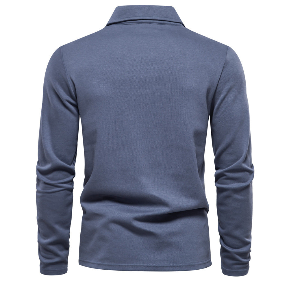 Langarm-Poloshirt