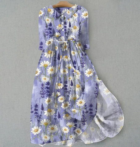 „Clara“ – Hemdkleid ohne Kragen