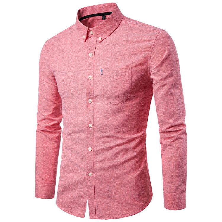 Herren Slim-Fit Businesshemd (Langarm)