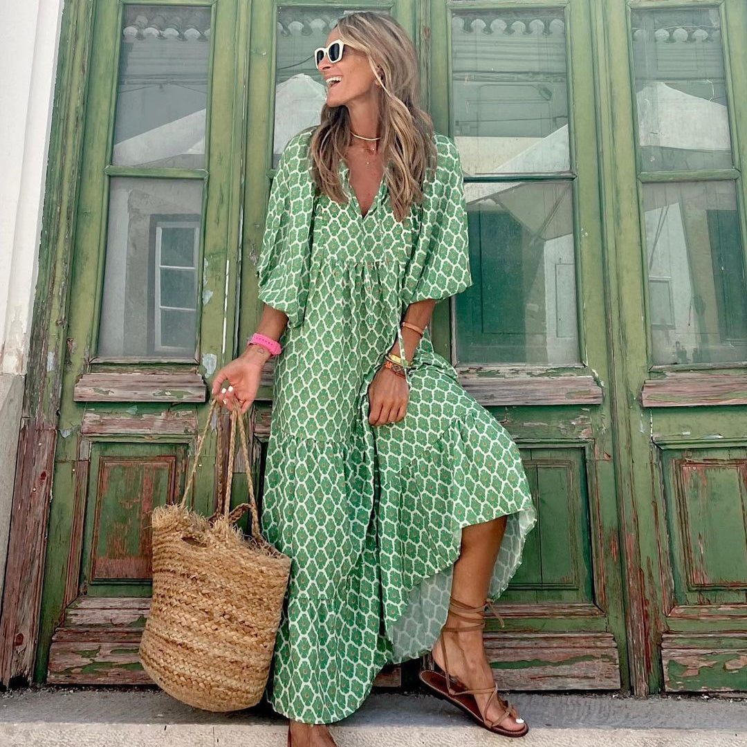 „Aurelia“ – Boho Maxikleid