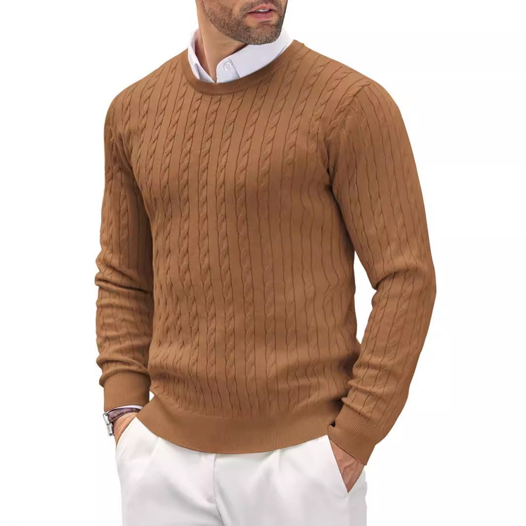 Rundhals-Strickpullover