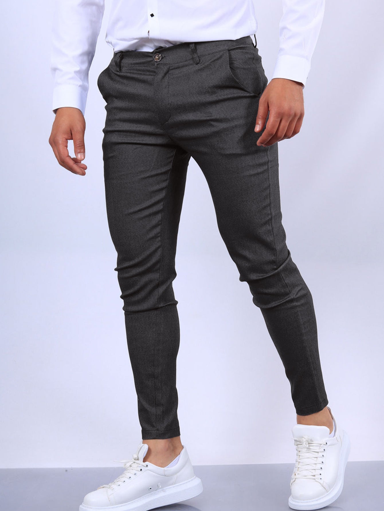 Herren Slim-Fit Businesshose