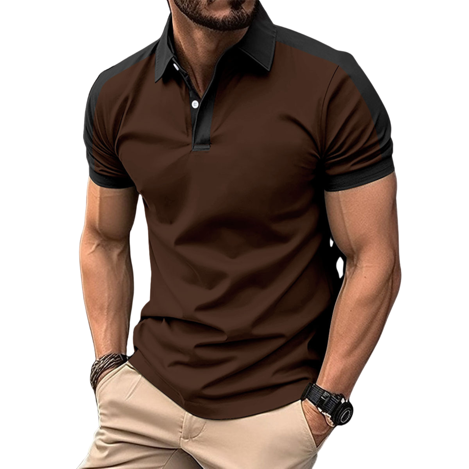 Herren Kurzarm Business-Poloshirt
