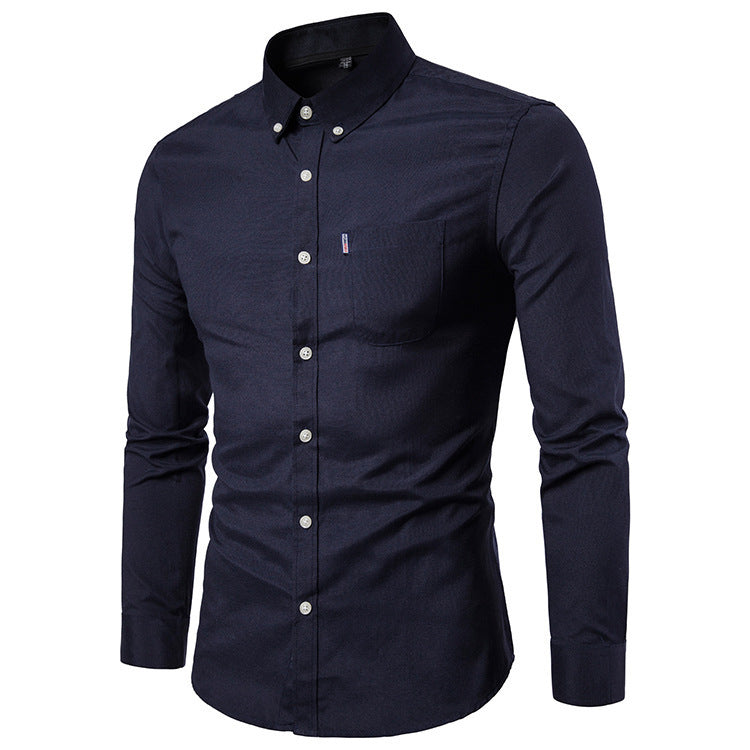 Herren Slim-Fit Businesshemd (Langarm)