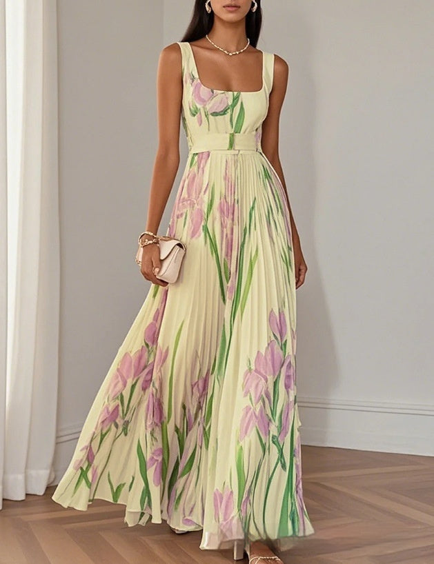 Isabella – Damen Faltenkleid