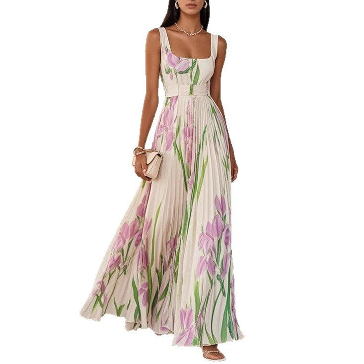 Isabella – Damen Faltenkleid