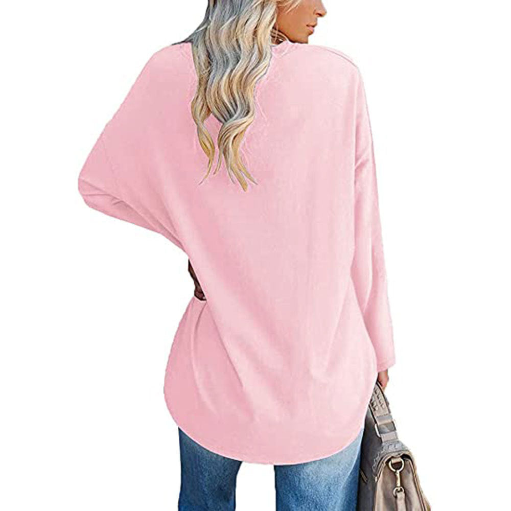 „Aria“ – Lockere V-Ausschnitt Bluse