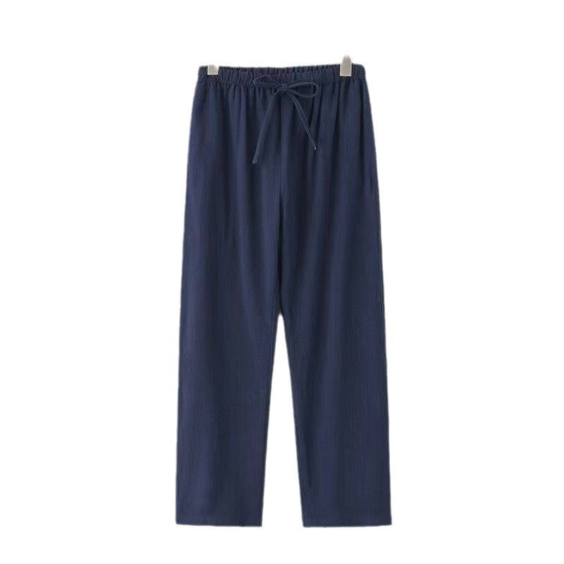 Herren Leinenhose mit lockerem Bund