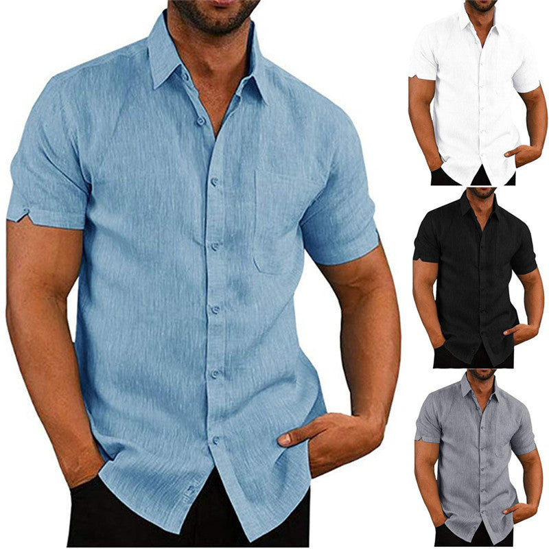 Herren Kurzarm-Sommer-Shirt