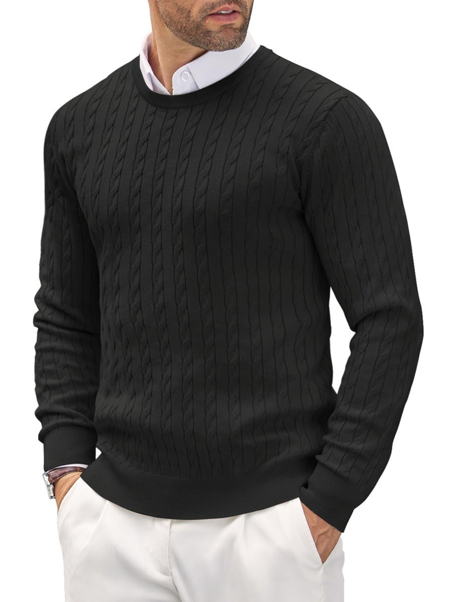 Rundhals-Strickpullover