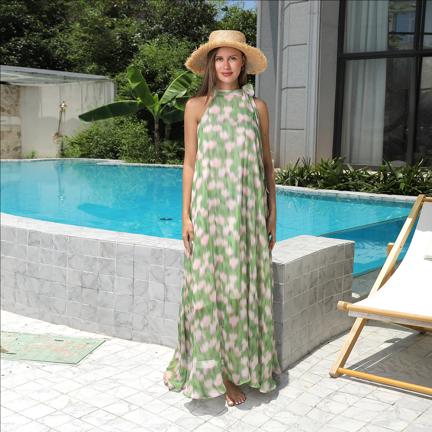 „Lina“ – Schlichtes Printkleid