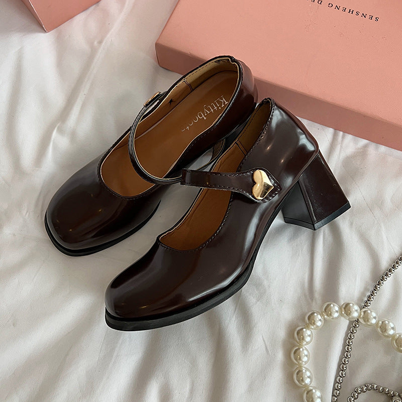 „Helena“ – Vintage Mary Jane Schuhe