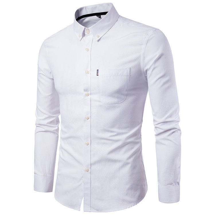 Herren Slim-Fit Businesshemd (Langarm)