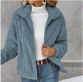 „Lynn“ – Kurze Fleecejacke